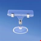 BASE DIAMETRO MM. 50 CON ASTA MM. 15 E PORTA MESSAGGIO A PINZA MM. 80