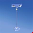 BASE DIAMETRO MM. 50 CON ASTA MM. 150 E PORTA MESSAGGIO A PINZA MM. 80