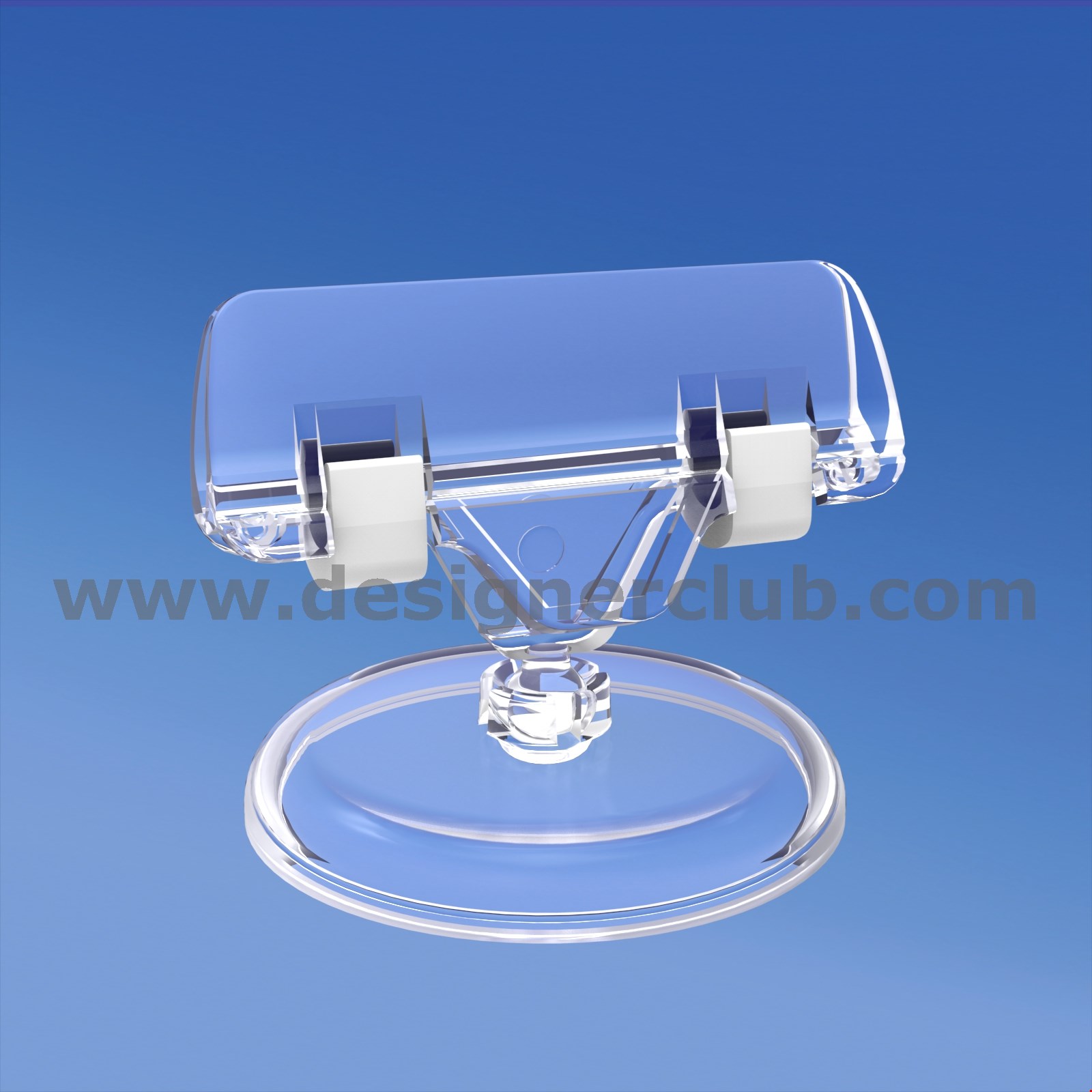 BASE DIAMETRO MM. 50 CON PORTA MESSAGGIO A PINZA MM. 56
