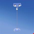 BASE DIAMETRO MM. 50 CON ASTA MM. 150 E PORTA MESSAGGIO A PINZA MM. 56