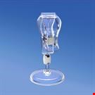 BASE DIAMETRO MM. 50 CON ASTA MM. 15 E PINZA