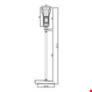 BASE DIAMETRO MM. 50 CON ASTA MM. 150 E PINZA