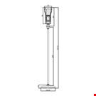 BASE DIAMETRO MM. 50 CON ASTA MM. 200 E PINZA