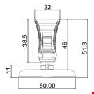 BASE DIAMETRO MM. 50 CON MINI PINZA