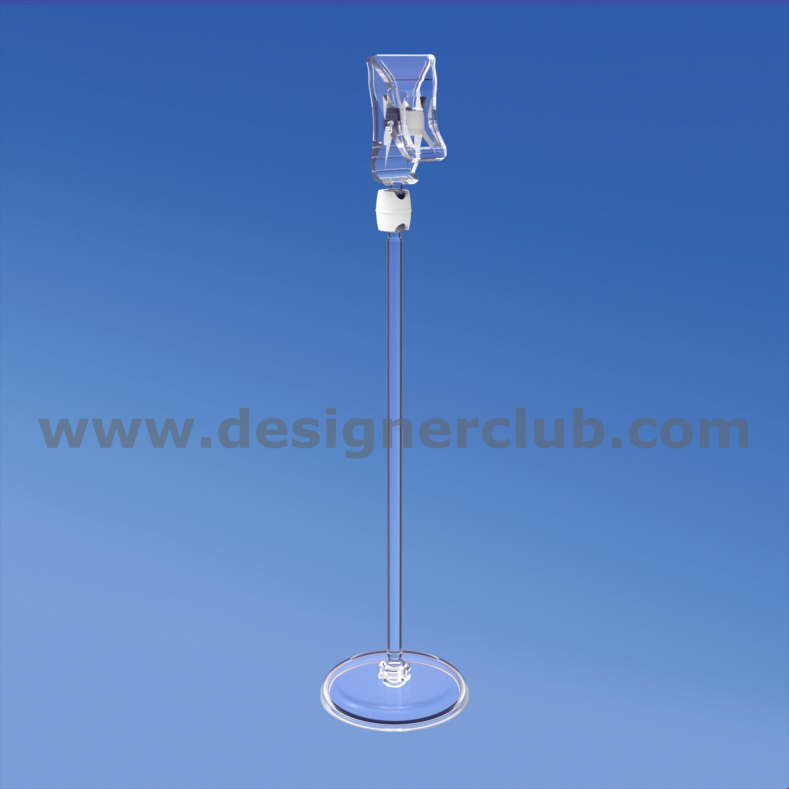 BASE DIAMETRO MM. 50 CON ASTA MM. 150 E MINI PINZA