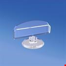 MINI BASE ADESIVA DIAMETRO MM. 30 CON PORTA MESSAGGIO MM. 50