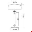 MINI BASE ADESIVA DIAMETRO MM. 30 CON ASTA MM. 50 E PORTA MESSAGGIO MM. 50