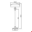 MINI BASE ADESIVA DIAMETRO MM. 30 CON ASTA MM. 100 E PORTA MESSAGGIO MM. 50