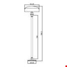 MINI BASE ADESIVA DIAMETRO MM. 30 CON ASTA MM. 150 E PORTA MESSAGGIO MM. 50