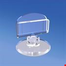 MINI BASE ADESIVA DIAMETRO MM. 30 CON PORTA MESSAGGIO MM. 27