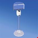 MINI BASE ADESIVA DIAMETRO MM. 30 CON ASTA MM. 50 E PORTA MESSAGGIO MM. 27