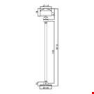 MINI BASE ADESIVA DIAMETRO MM. 30 CON ASTA MM. 150 E PORTA MESSAGGIO MM. 27