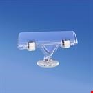 MINI BASE ADESIVA DIAMETRO MM. 30 CON PORTA MESSAGGIO A PINZA MM. 80