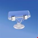 MINI BASE ADESIVA DIAMETRO MM. 30 CON PORTA MESSAGGIO A PINZA MM. 56