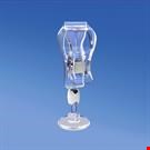 MINI BASE ADESIVA DIAMETRO MM. 30 CON ASTA MM. 15 E PINZA
