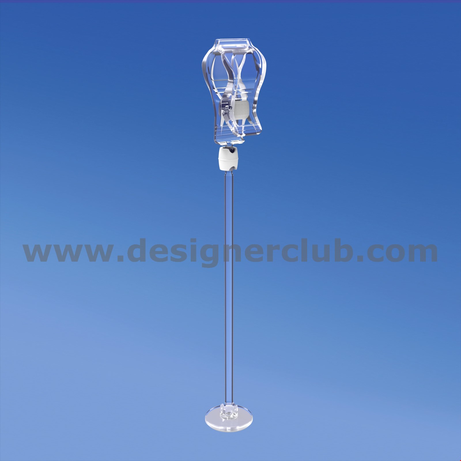 MINI BASE ADESIVA DIAMETRO MM. 30 CON ASTA MM. 150 E PINZA