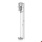 MINI BASE ADESIVA DIAMETRO MM. 30 CON ASTA MM. 200 E PINZA