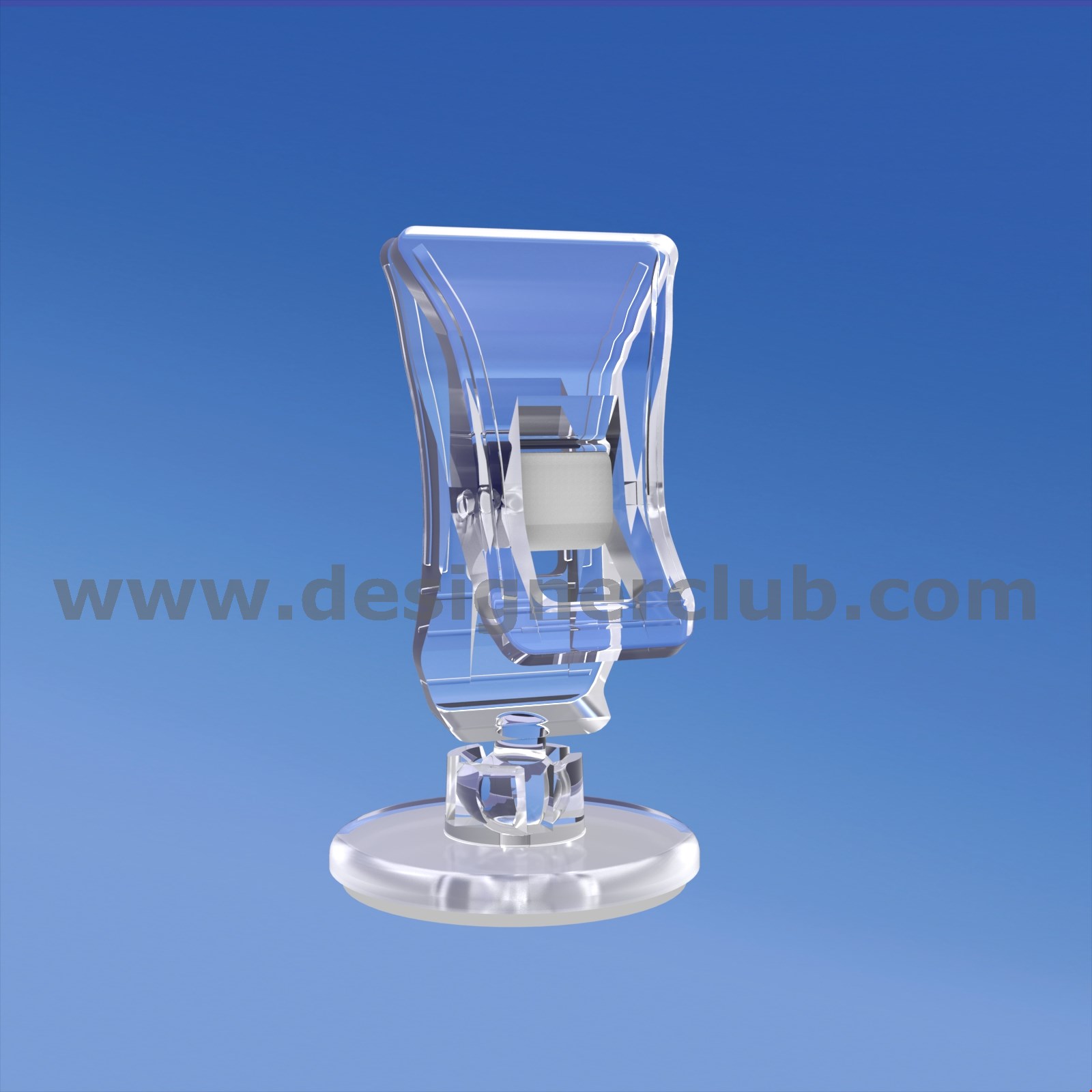 MINI BASE ADESIVA DIAMETRO MM. 30 CON MINI PINZA
