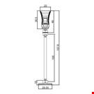 MINI BASE ADESIVA DIAMETRO MM. 30 CON ASTA MM. 100 E MINI PINZA