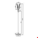 MINI BASE ADESIVA DIAMETRO MM. 30 CON ASTA MM. 150 E MINI PINZA