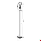MINI BASE ADESIVA DIAMETRO MM. 30 CON ASTA MM. 200 E MINI PINZA