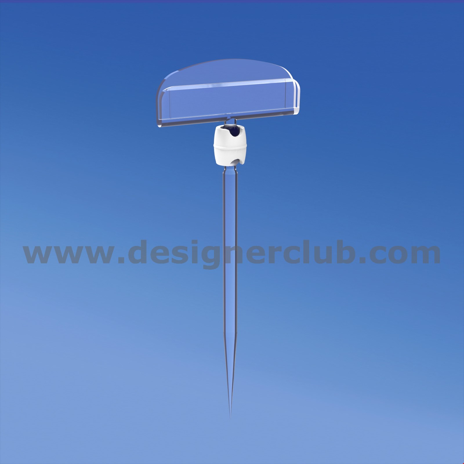 SPILLO H. 100 CON PORTA MESSAGGIO MM. 50