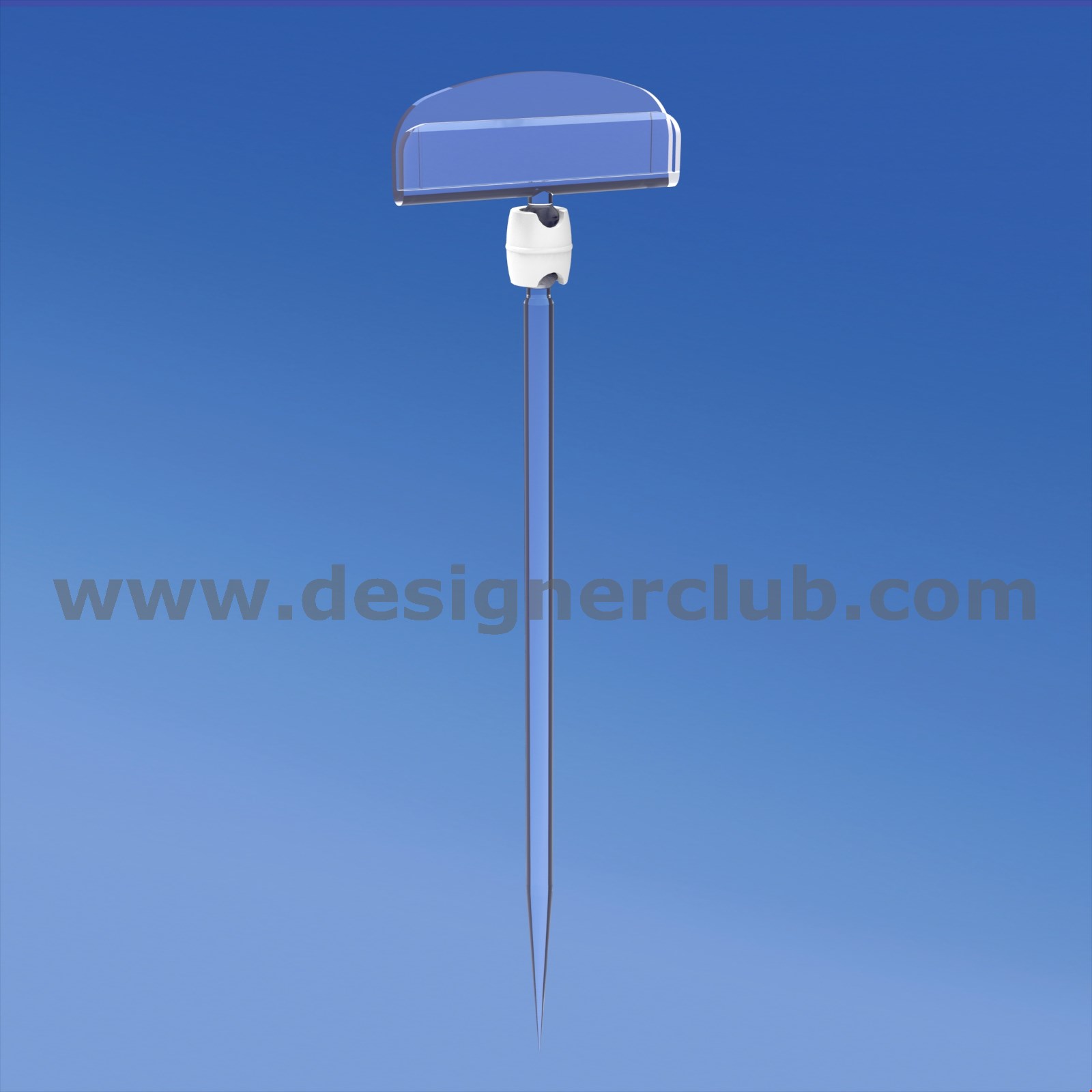 SPILLO H. 150 CON PORTA MESSAGGIO MM. 50
