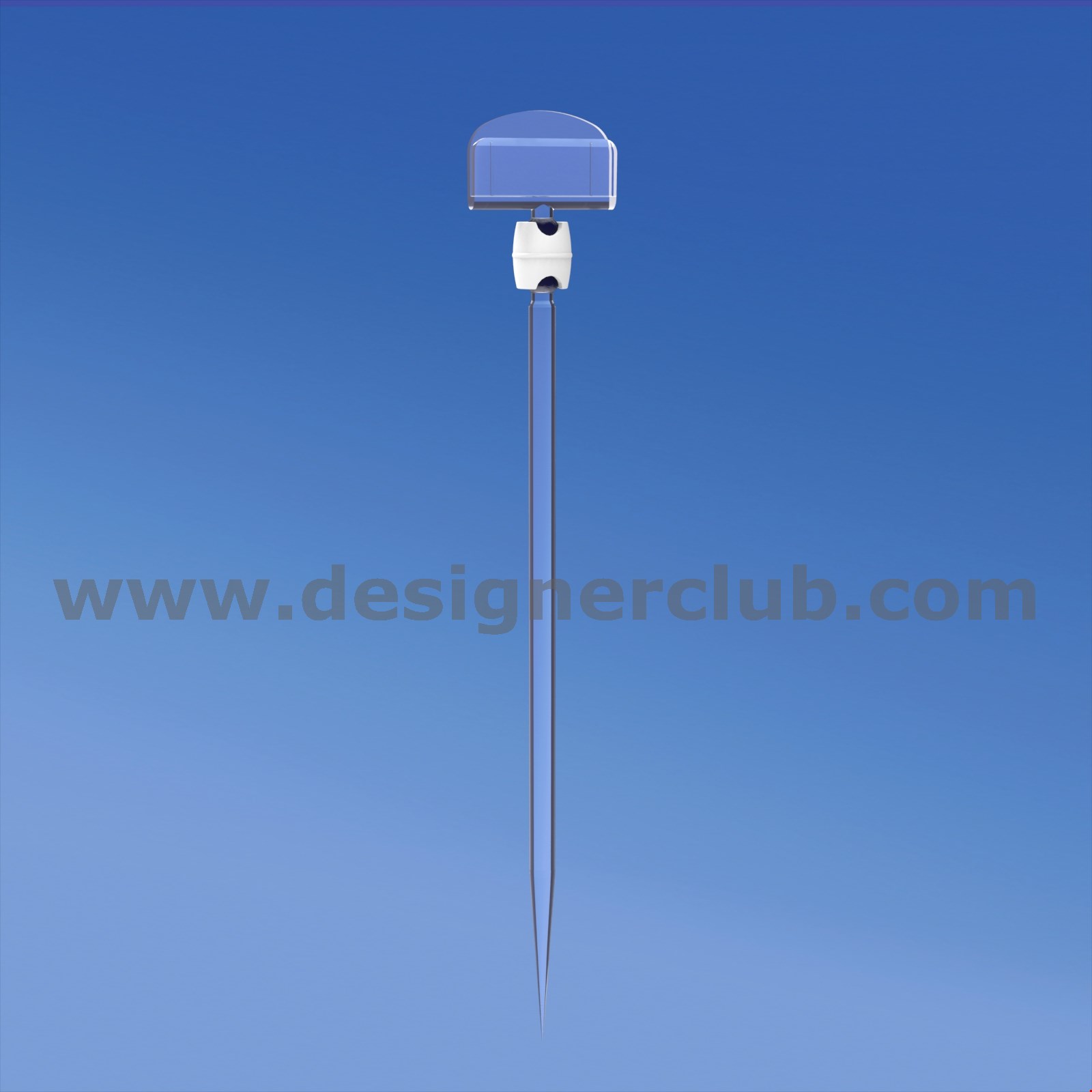 SPILLO H. 150 CON PORTA MESSAGGIO MM. 27