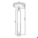 ASTA PER GHIACCIO CON PORTA MESSAGGIO MM. 50