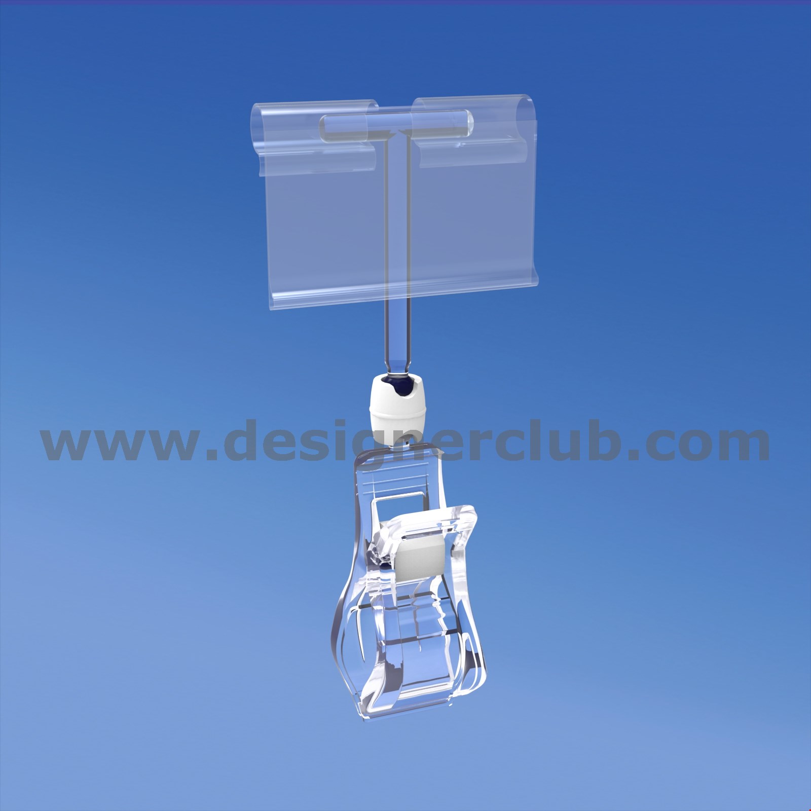 PINZA CON ASTA A "T"  MM. 50 E PORTA PREZZO