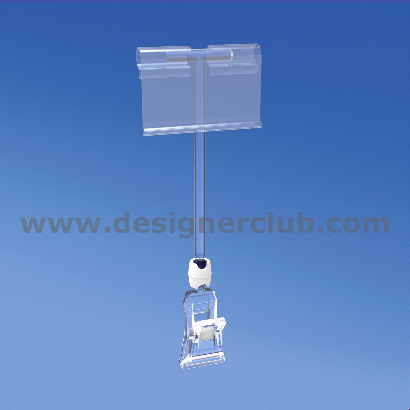 MINI PINZA CON ASTA A "T" MM. 100 E PORTA PREZZO