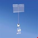 MINI PINZA CON ASTA A "T" MM. 100 E PORTA PREZZO