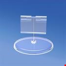 BASE DIAMETRO MM. 85 CON ASTA A "T" MM. 50 E PORTA PREZZO