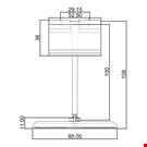 BASE DIAMETRO MM. 85 CON ASTA A "T" MM. 100 E PORTA PREZZO