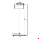 BASE DIAMETRO MM. 85 CON ASTA A "T" MM. 200 E PORTA PREZZO