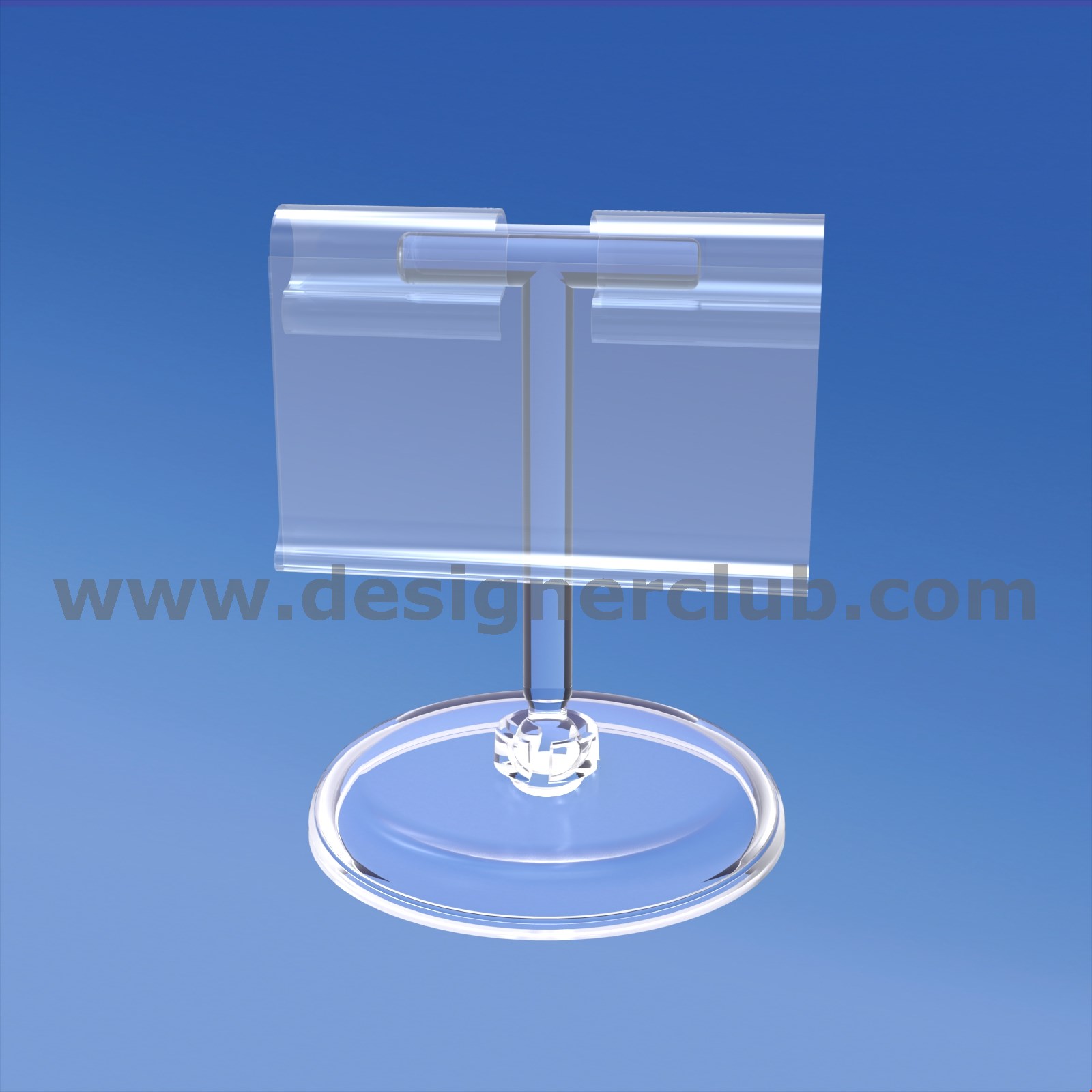 BASE DIAMETRO MM. 50 CON ASTA A "T" MM. 50 E PORTA PREZZO