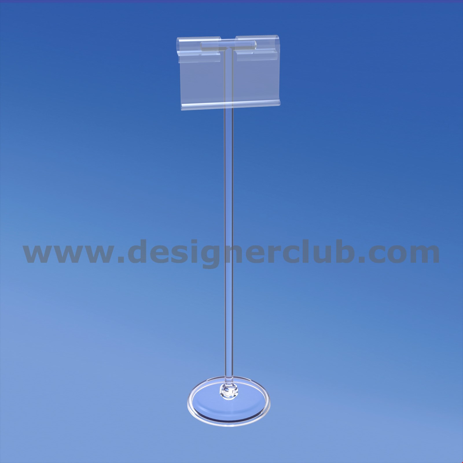 BASE DIAMETRO MM. 50 CON ASTA A "T" MM. 200 E PORTA PREZZO