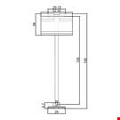 MINI BASE ADESIVA DIAMETRO MM. 30 CON ASTA A "T" MM. 150 E PORTA PREZZO