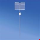 SPILLO H. 150 MM. CON ASTA A "T" MM. 50 E PORTA PREZZO