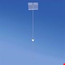 SPILLO H. 150 MM. CON ASTA A "T" MM. 200 E PORTA PREZZO