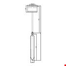 ASTA PER IL GHIACCIO H. 150 MM. CON ASTA A "T" MM. 150 E PORTA PREZZO