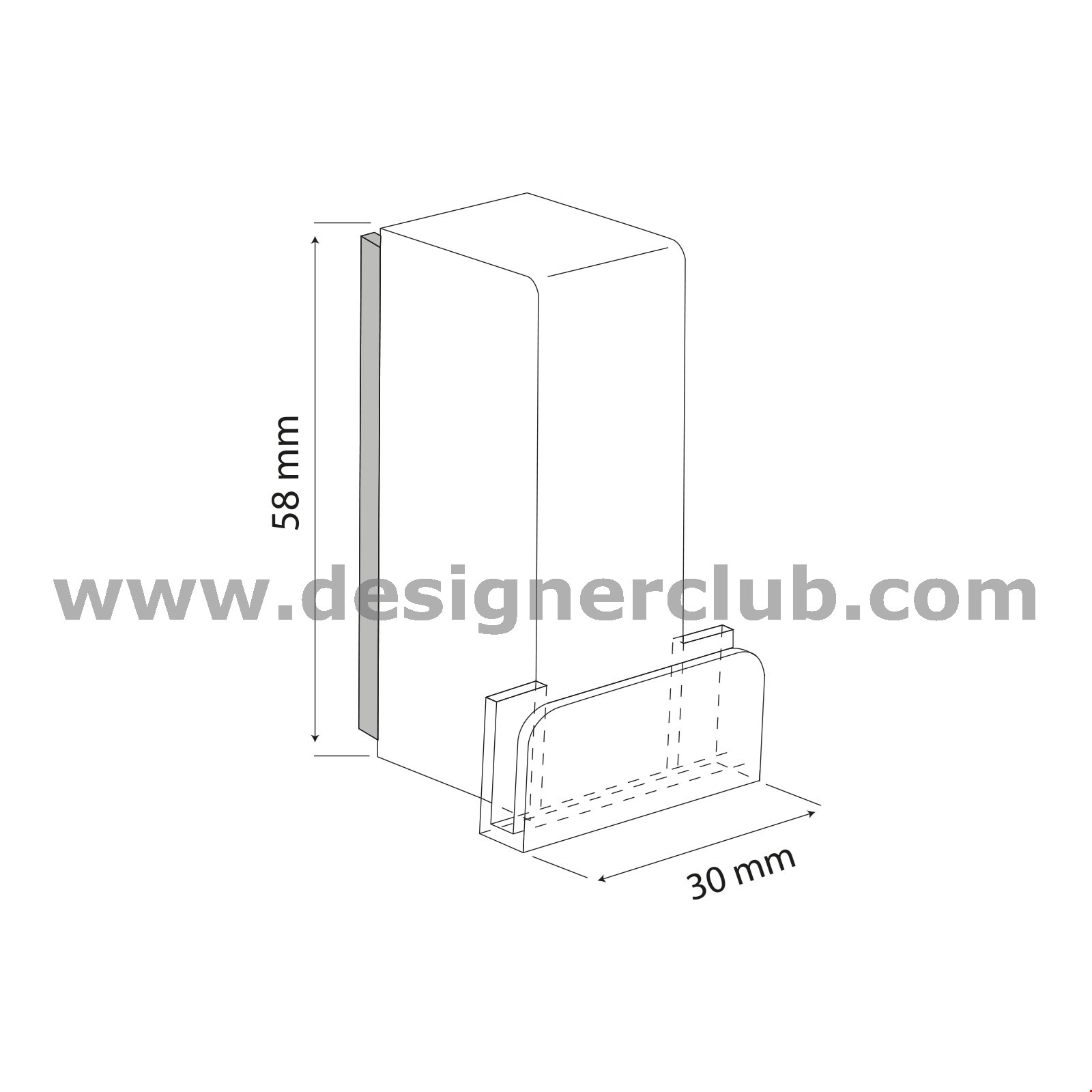 SUPPORTO MAGNETICO PER PANNELLO