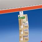STRISCIA 12 POSTI IN PP BIANCO CON FORO