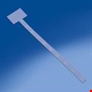 STRISCIA 10 POSTI IN PP TRASPARENTE CON PORTA ETICHETTA MM. 159 X 117