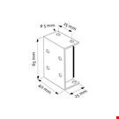SUPPORTO CROSS MERCHANDISING PER BROCHES CON BASE MAGNETICA
