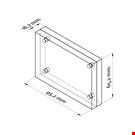 PORTA MESSAGGIO MAGNETICO MM. 95 X 65