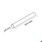 TUBO TRASPARENTE IN PVC LUNGH. MM. 300 DIAM. 38 MM.