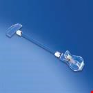 PINZA CON ASTA MM. 100 E PORTA MESSAGGIO MM. 50