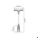 PINZA CON ASTA MM. 100 E PORTA MESSAGGIO A PINZA MM. 80